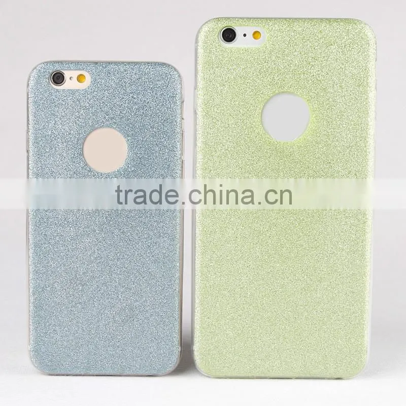 Glitter And Colorful Printing Phone Case For iPhone 6 TPU Case.