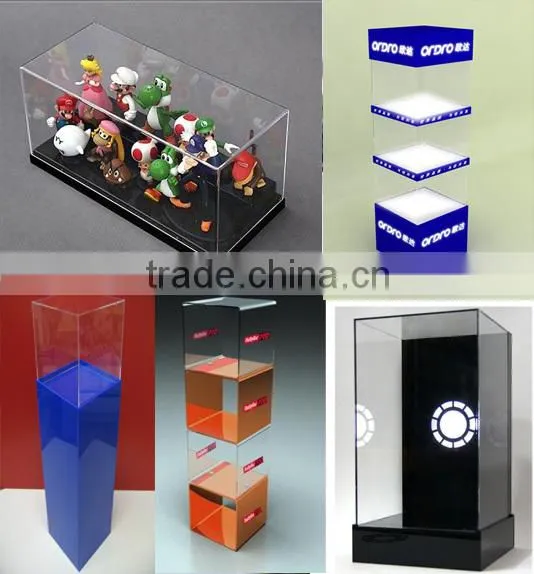 elegant design acrylic phone display stands for shop, plexiglass pos display stand, lucite point of sale display