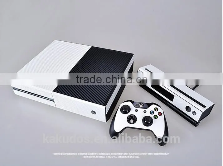 NEW 3D CARBON FIBER - Air Release vinyl decal faceplate mod kit by System Skins for Microsoft Xbox One Skin (XB1)