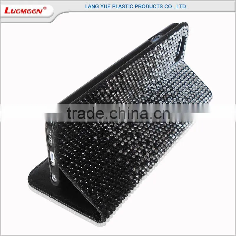 Two mobile phone PU cell phone case for android 5 inch leather case