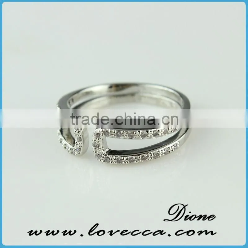 2015 fashion jewelry ring!latest weddingring design !micro pave diamond setting ring-women round zircon ring