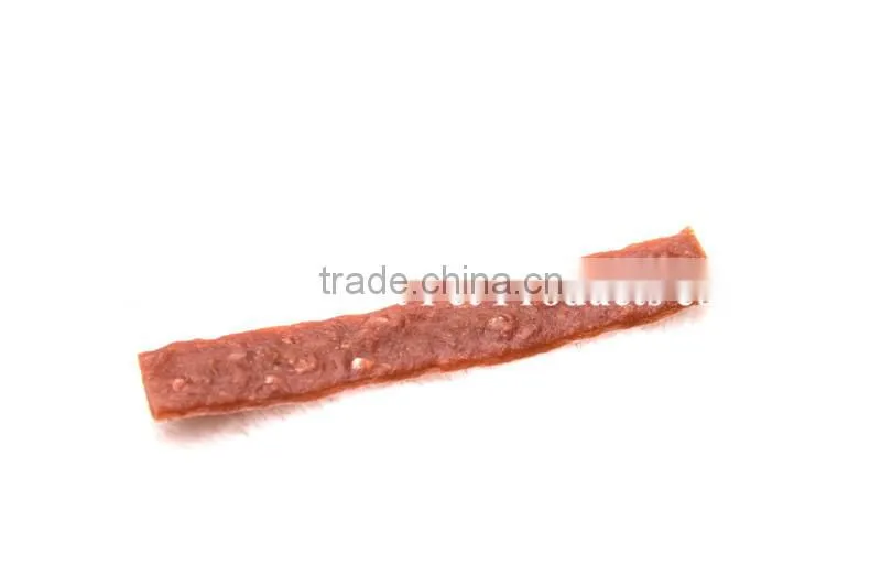 koi food (dog treat nutritional beef strip)