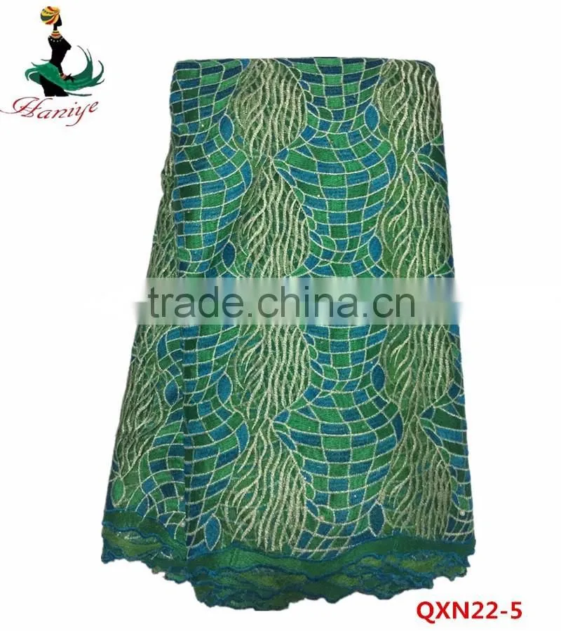 QXN22 Trade Assurance tulle lace fabric for lady