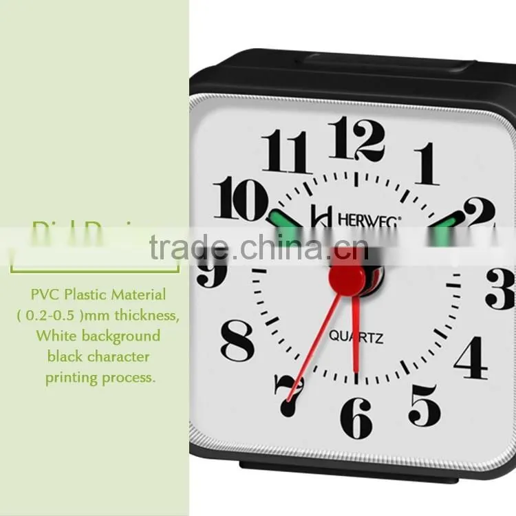 hot sale mini travel alarm clock over the world