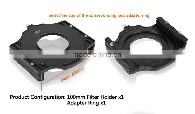 Hottest selling BAVA 100mm gnd filters holder system for lee/cokin/Singh-Ray filter