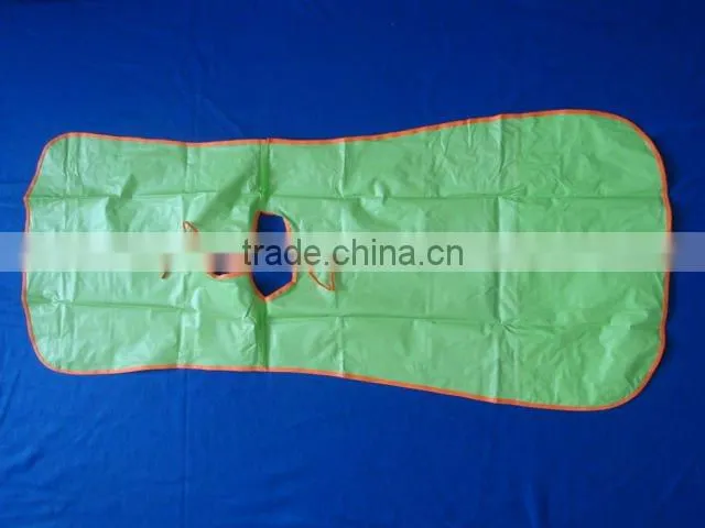 green kids plastic bib