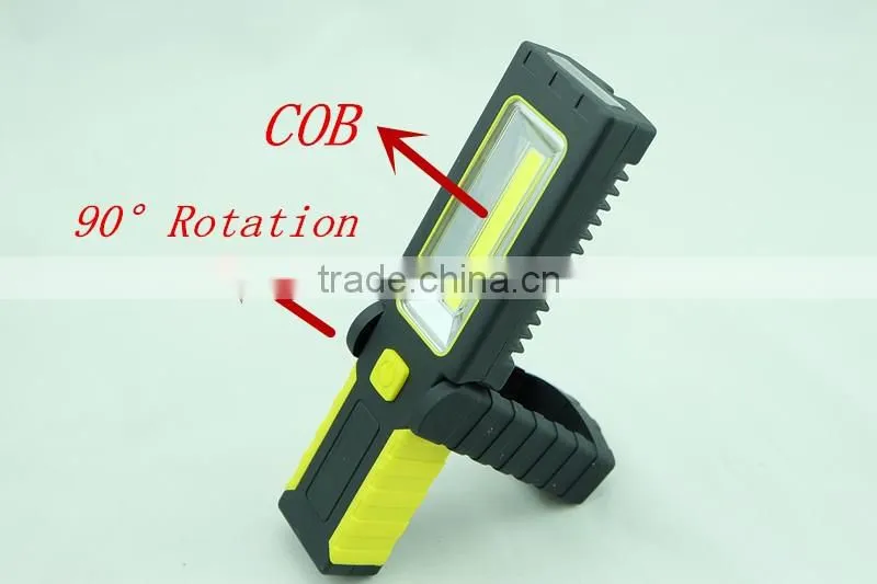 4Led + COB spot working light , pocket mini working light with magnetic ,3*AAAhanding wokring light,Convertible Angle working