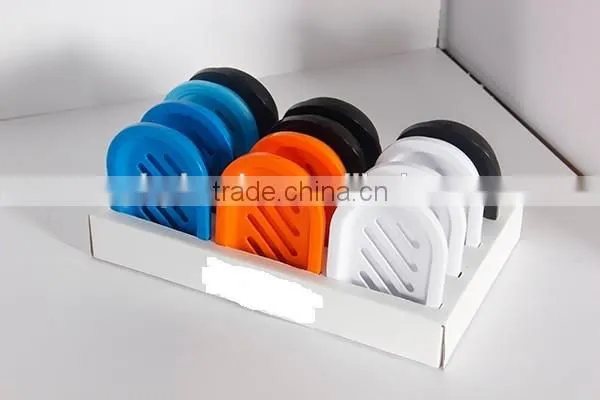 Colourful plastic soap dish