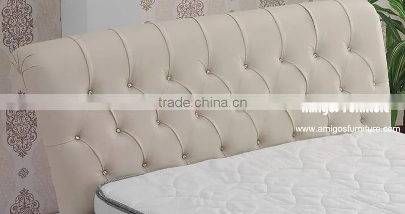 French style elegant latest double bed full size bed on sale
