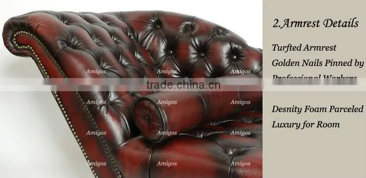 AMG-09 Chesterfield Chaise Lounge