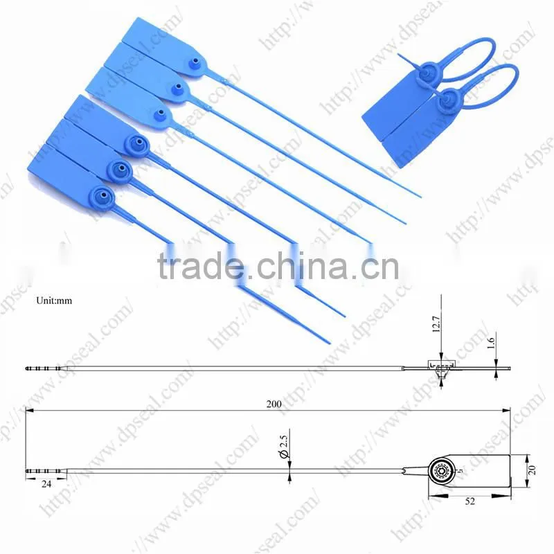 200mm Plastic Security Seal for Boxes,Bags,Banking DP-200RY