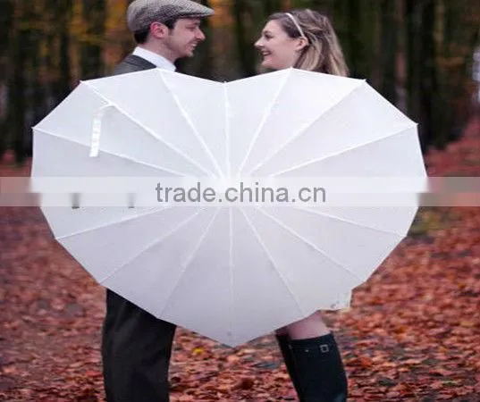 Heart Umbrella,straight umbrella,wedding umbrella