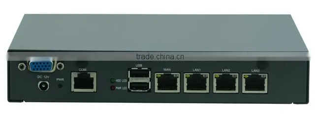 R435-M5V Atom D525 Desktop Firewall networking appliance /appliance firewall with 4 Gigabit ethernet ports