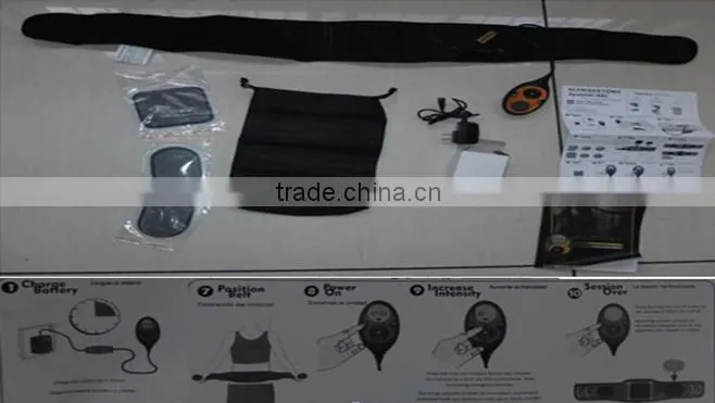 female and male fitness belt for abdominal exercise sports