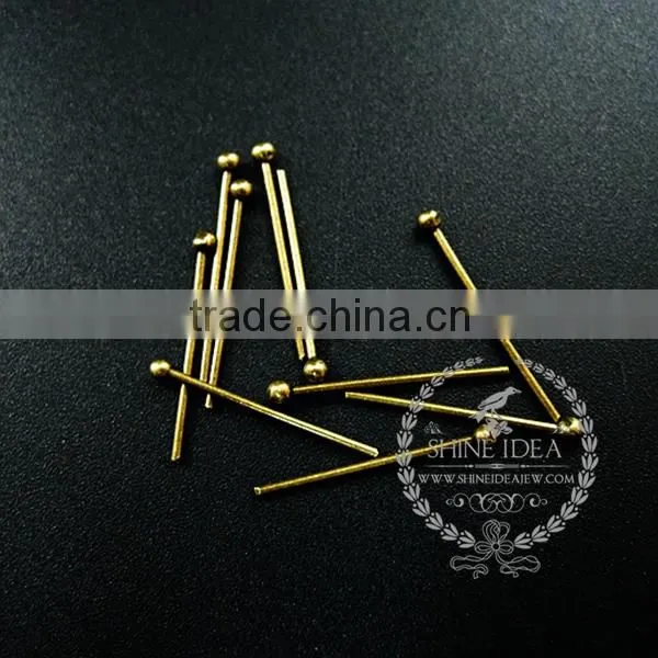 20mm vintage style bronze brass 0.8mm thick strong ball head pin DIY beading supplies 1511010