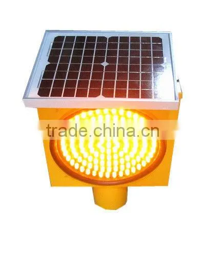 solar led road safety flashing light / solar super bright led furious traffic signal sign /remarkable