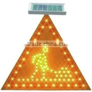 solar road work ahead signage, automatically lighting traffic signs for road construction