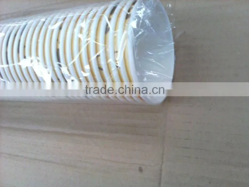 wholesale logo print single wall PE coated paper coffee cups