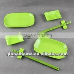Green Melamine Dinner Set