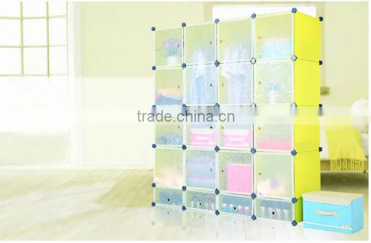 2014 hottest 20 cubes high quality easy standing wardrobe storage (FH-AW0451640-20)