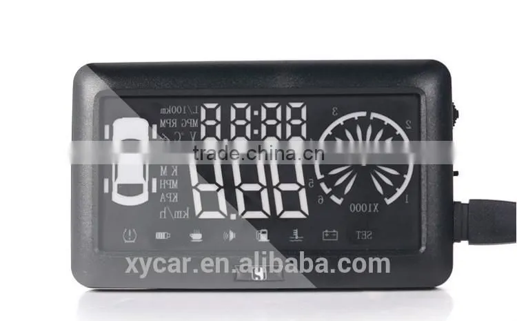 3 inch Car obd2 HUD display the speed engine water temperature voltage(XY-HUD204)