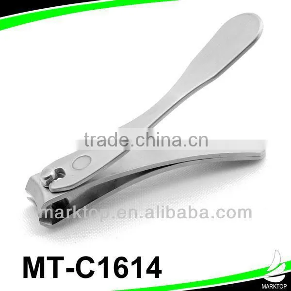 Stain steel round toenail clippers for thick nails