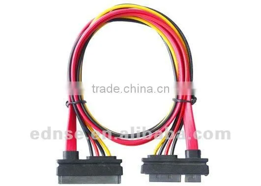 EDNSE SATA Data and Power Extension Cable 7 15 Pin