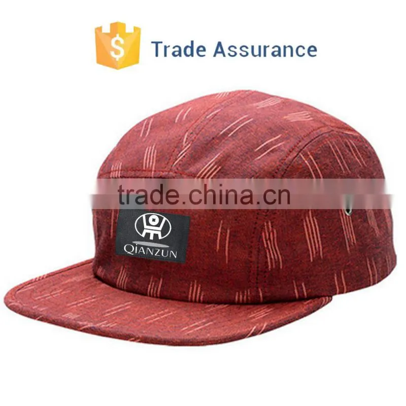Structured 100 Cotton 5-Panel Hat Custom