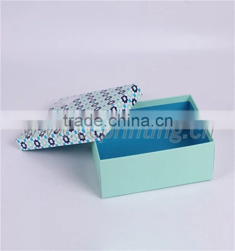 Customized production recycled paper gift box for necktie