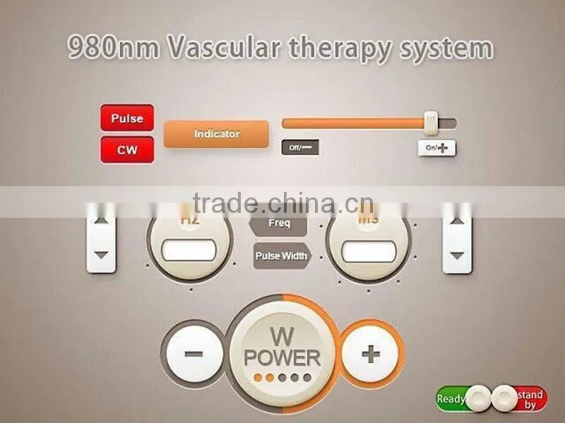 Portable 980nm Medical Diode Laser Spider Vein Removal Machine/980nm Laser Vascular Vein Removal Machine