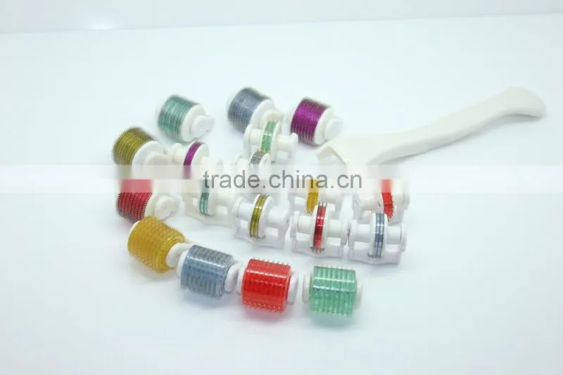 4 in 1 300/720/1200 skin lifting microneedling system massage roller with disinfecting zone L013C