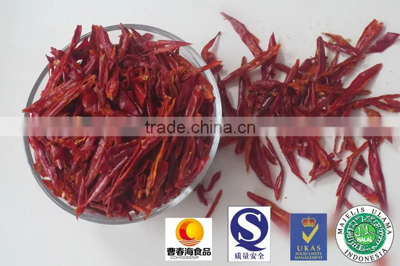 Fascinating dried red chilli threaded sanying chilli thread