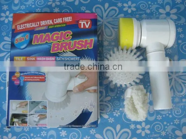 Electric Magic Brush Magic Brush Tile Sink washing basin Cleaner 5 in 1 Electric
