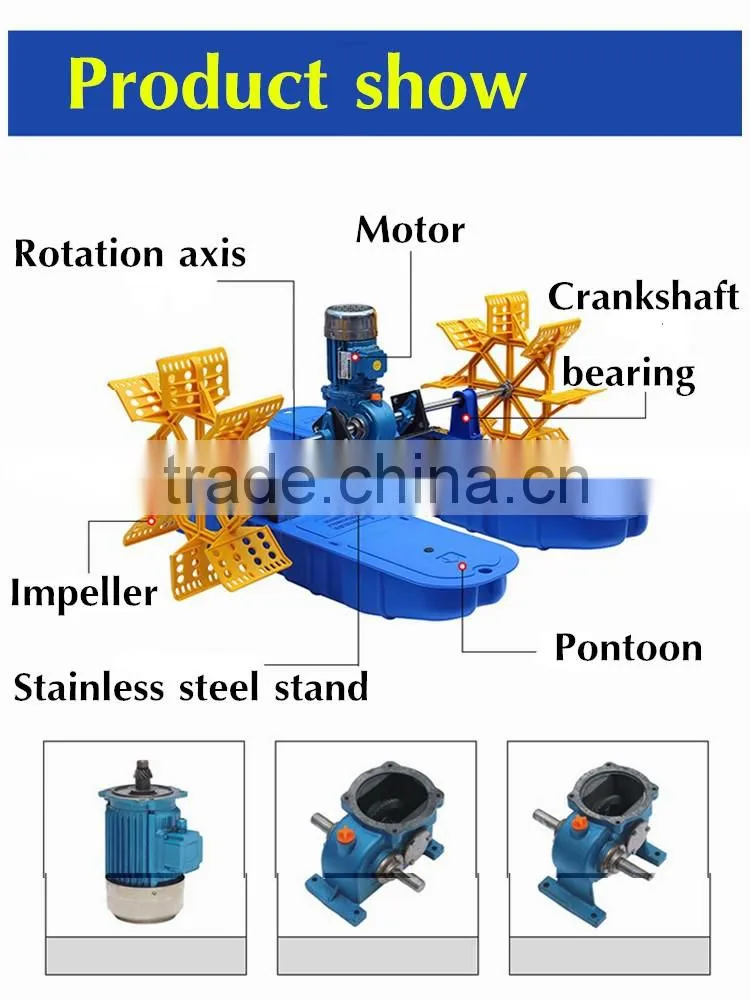 Low price fish pond aerator/fish farming aerator