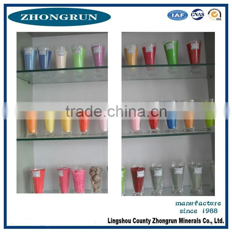 natural color quartz sand/colored sand for sand art
