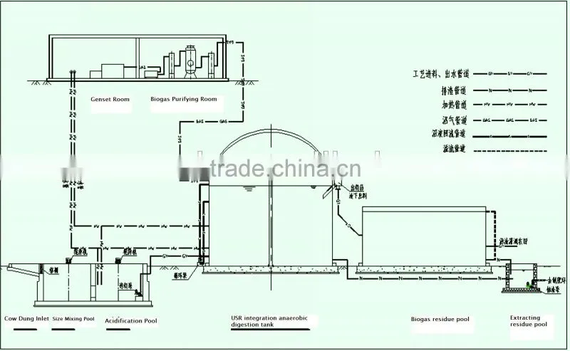 Farm Waste/Animal Waste Biogas Power Plant/Biomass Cogeneration Plant 20KW-500KW