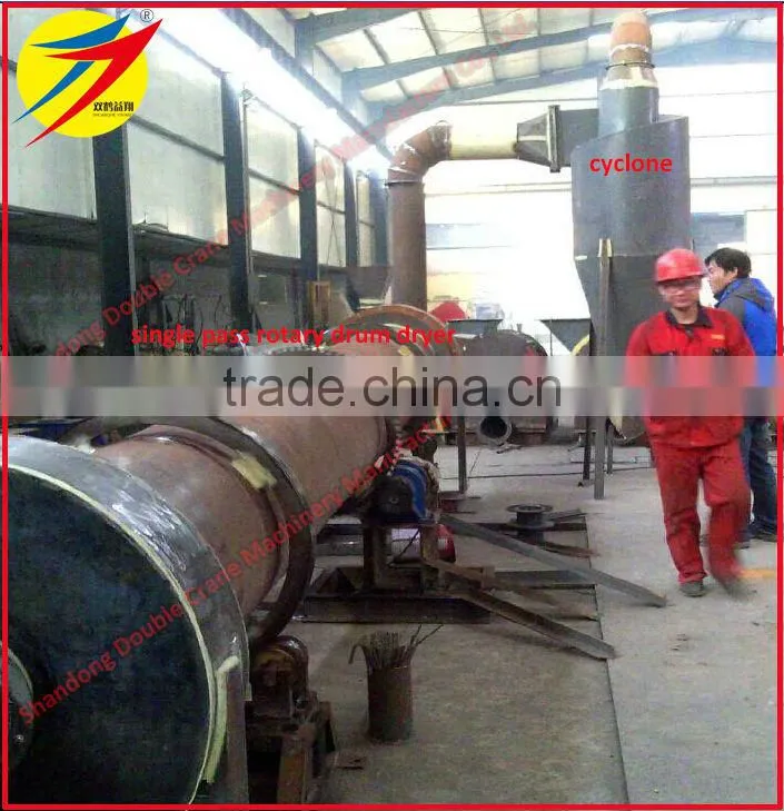 China factory supply rotary drum drier for wood sawdust,chips,and biomass