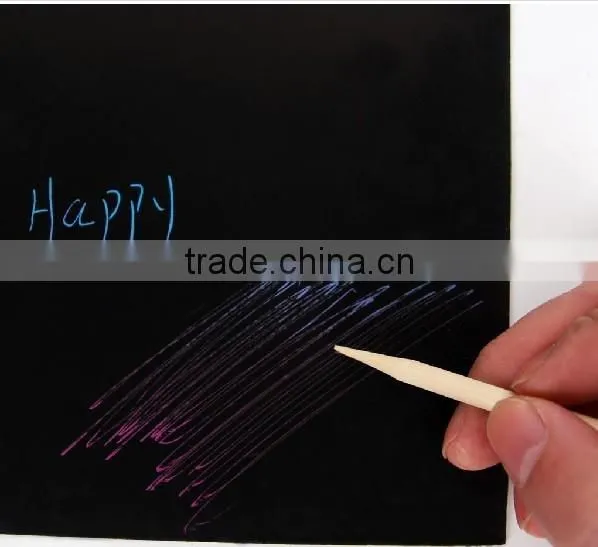 wholesale high quality scratch drawing paper supplier