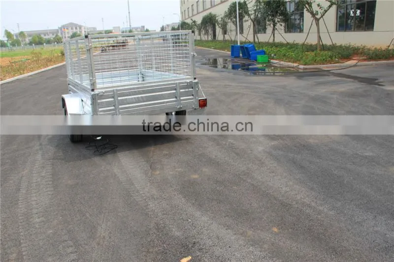 hot sale !!!!ATV 6x4 hot dipped galvanized cage trailer;box trailer;tipping trailer;car trailer;atv trailer