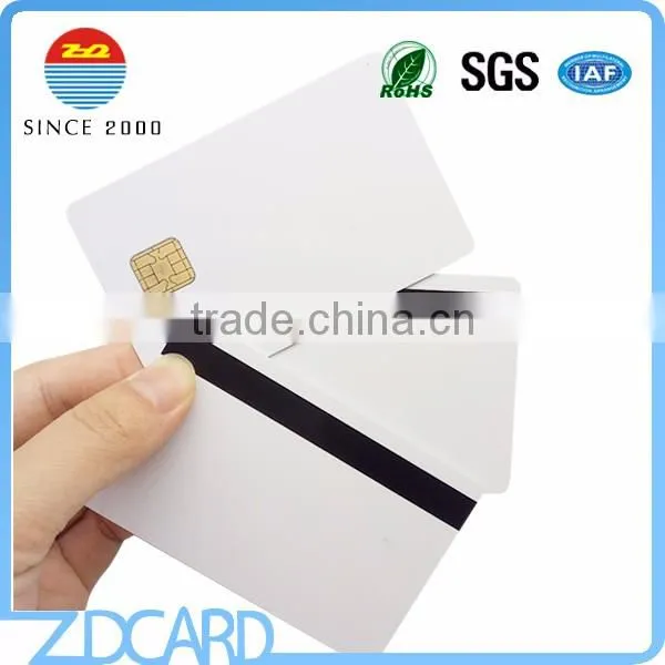 Blank J2A040 JCOP Contact Java Card With Magnetic Strip