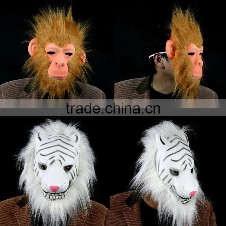 Halloween Masquerade Mask Kids EVA Animal Masks Lion Zebra Monkey Giraffe