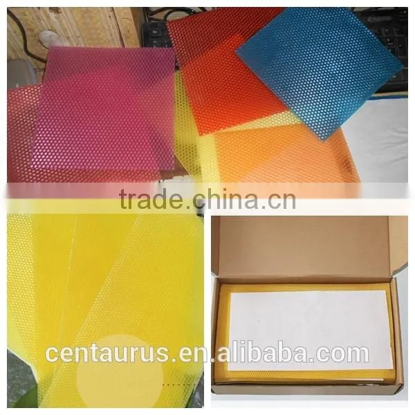 Best price yellow beeswax foundation sheet comb foundation sheet with lowest price