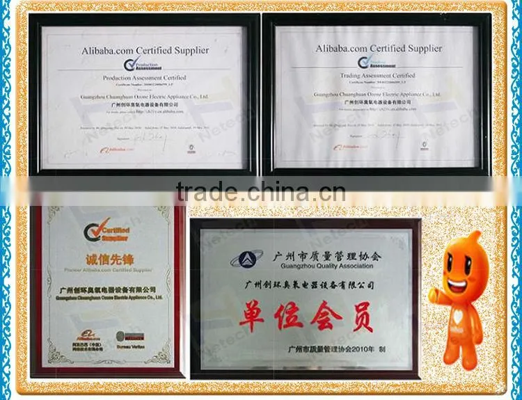 High quality commercial water treatment ozone machines for sale
