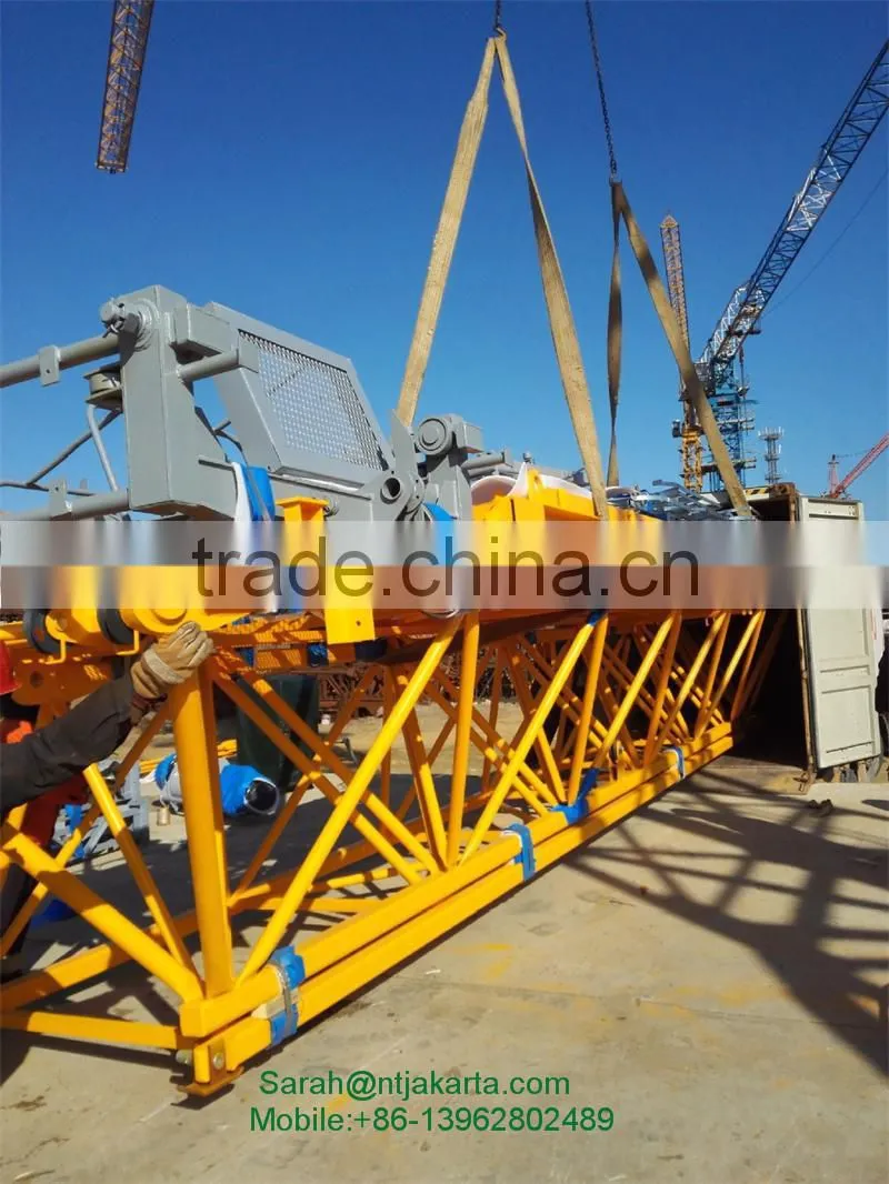 China suppliers Tip tower crane TC5079 height 10m from machine manufacturers