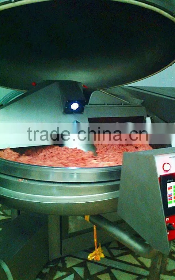 ZKZB-530 High Speed Chicken Meat Chopper Machine Vacuum Bowl Cutter