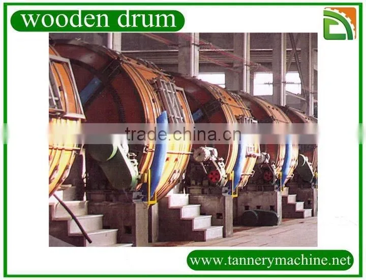 supply Overloading Wooden Drum Soaking/Liming/Tanning