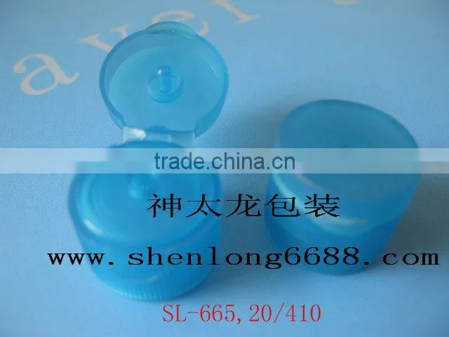 28/410 cosmetic cap plastic flip top cap