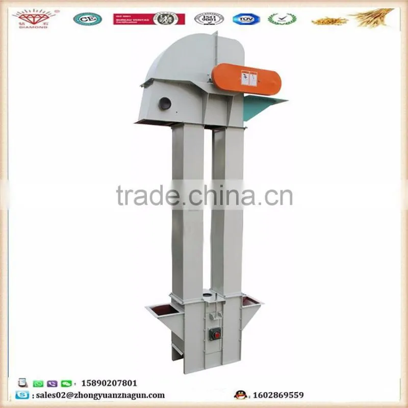 High quality bucket elevator Manufacture---HENAN ZHONGYUAN ROLLER CO.,LTD