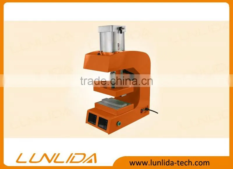 High pressure pneumatic rosin heat press with dual heating plates