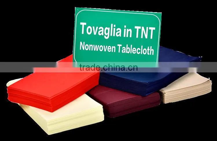 China Online Selling Protect Table Cover Red Spunbond Pp Nonwoven